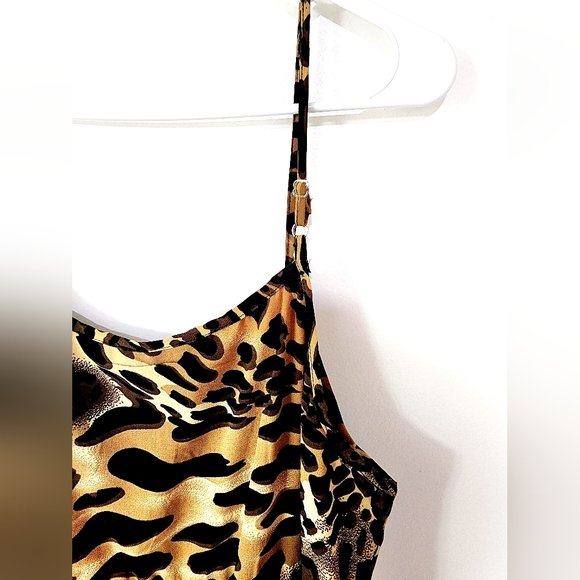 Leopard Print Maxi Dress Sz L / XL - Picture 6 of 7